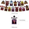 Creative Birthday Party Decorations Kit Teddy Bear Theme Banner Cupcake Toppers Balloons Set Kids Boys Girls Party Supplies