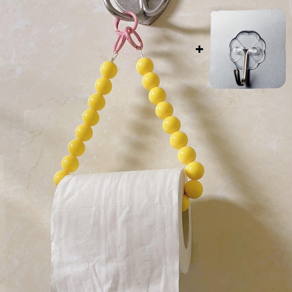 

Дофамин Подвесной Держатель для салфеток с бусинами Настенный Домашние аксессуары Ванная жёлтый