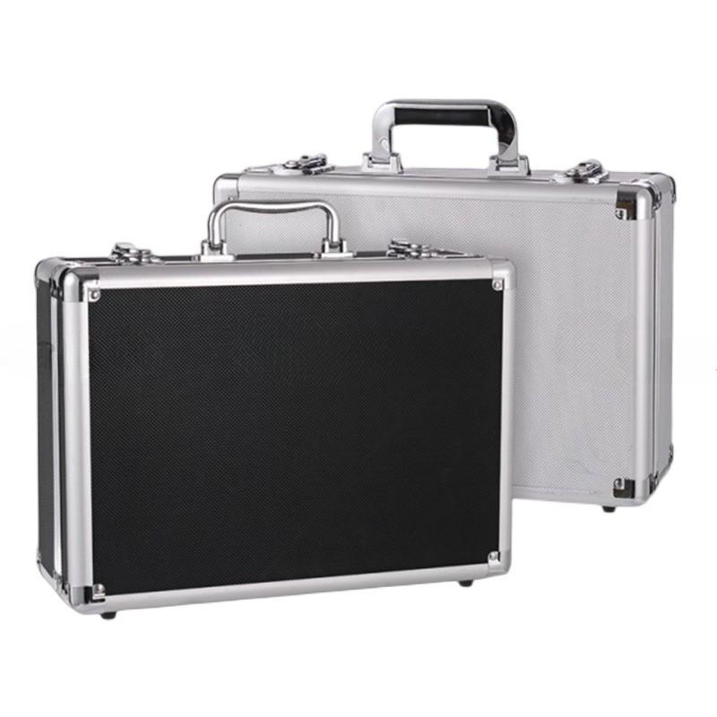 Handheld Tool Box with Lock Portable Aluminum Carry Case Password Safety Equipment Instrument Storage Travel