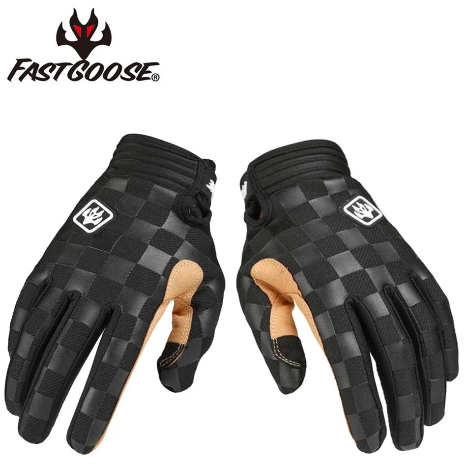 FASTGOOSE Motocross Dirtbike Accessories Racing Gloves Moto Cross BMX Outdoor Men Motorcycle Mountain Bike Cycling Work Glove