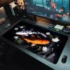 Japanese koi fish art Mouse Pad Computer Laptop Mouse Pad Office Large Gaming Mousepad Rubber Bottom Non-Slip Desk Mat 900X400