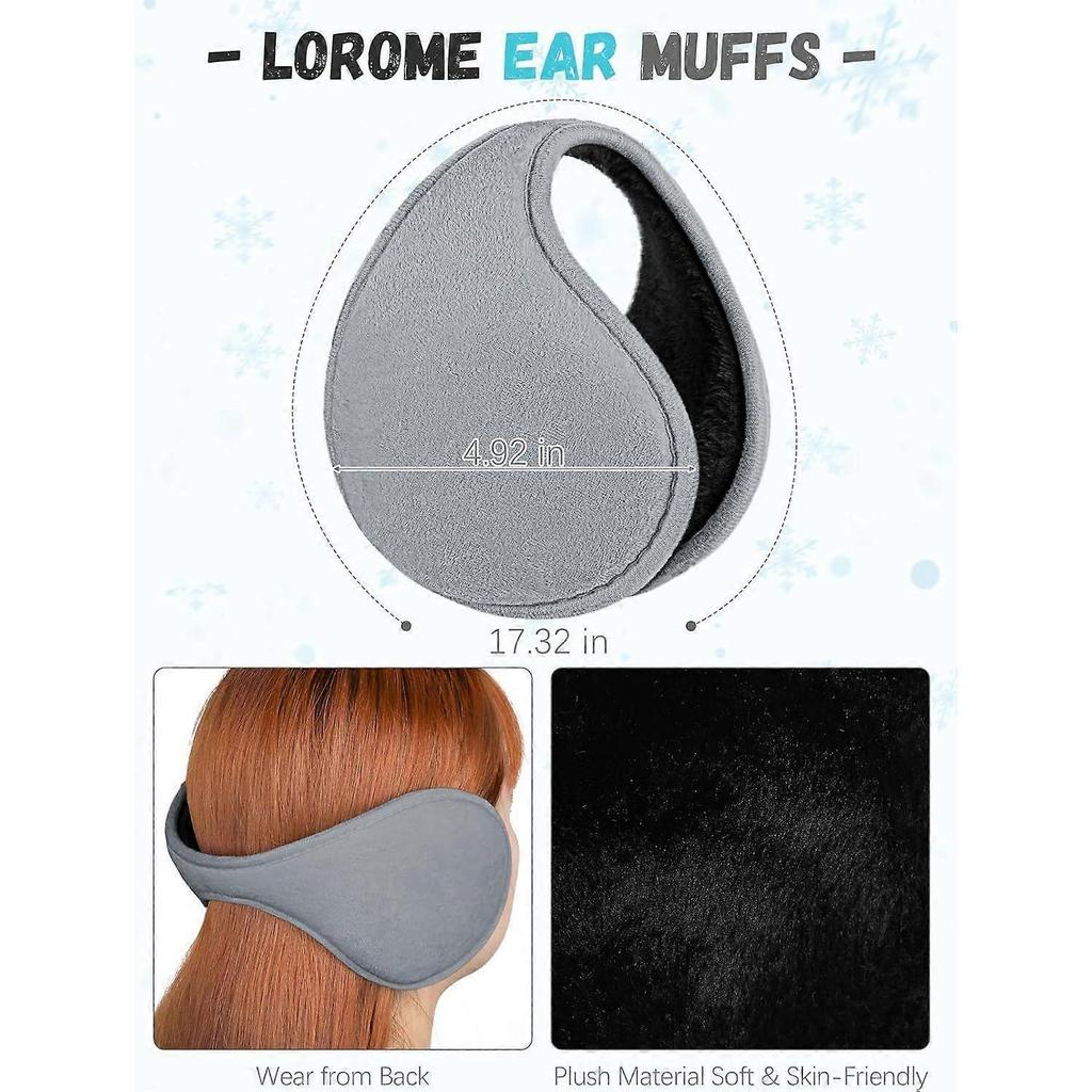 Winter Hat Scarf Gloves and Ear Warmer, Warm Knit Beanie Hat Touch Screen Gloves