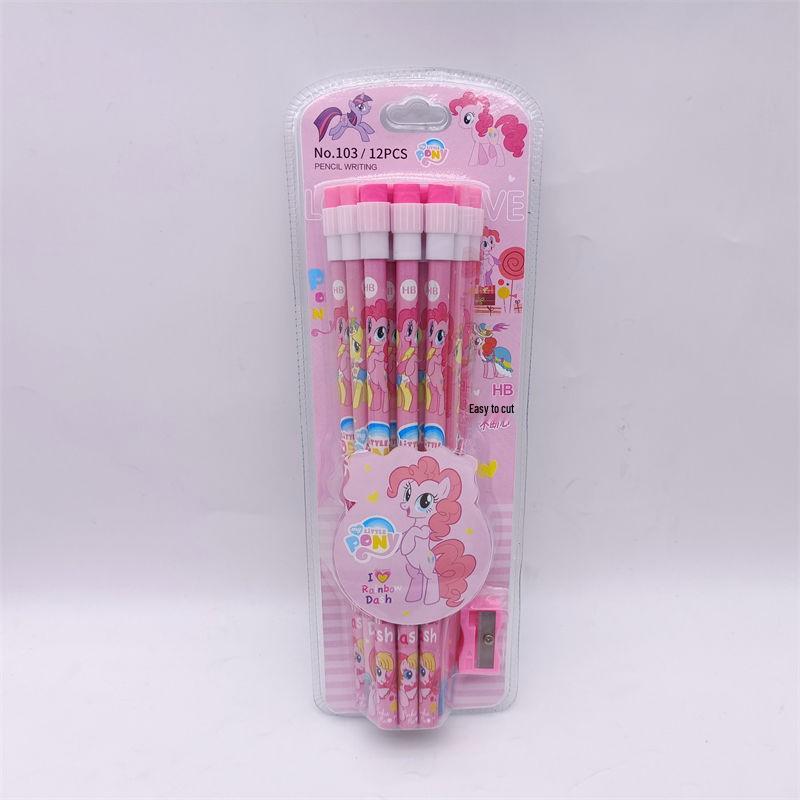 Sanrio Labubu Pencils & Sharpener Set – Creative Student Stationery for Smooth Writing