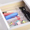 16pcs Drawer Organizer Set Transparent Office Desk Drawer Dividers Trays Dresser Storage Bins Separation Box