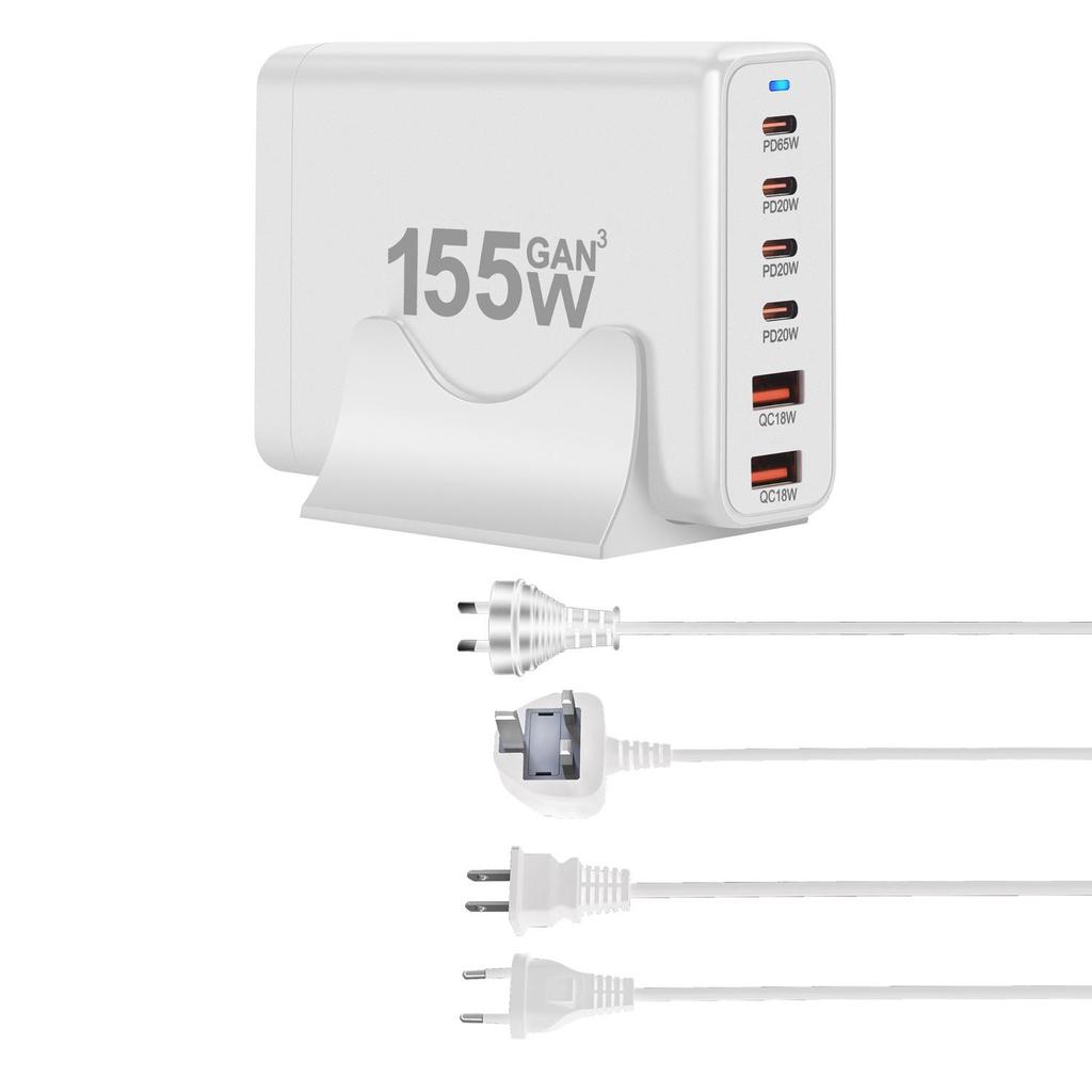 200W Multi-Port Desktop GaN Charger with 4C2A Direct Charging