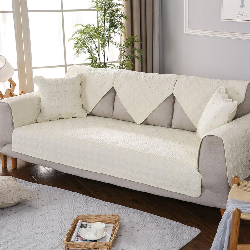 Двусторонняя хлопковая стираная диванная подушка — фото 4