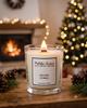soy candle with a wooden wick + HOLIDAY STORIE
