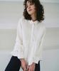 Titibait Collared Hem Balloon Shirt AFXN2098 Large Women's Off-White