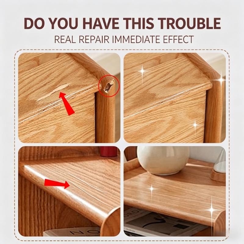 Furniture Repair Pen Wood Markers for Stains, Scratches, Wood Floors, Table and Desk, Wood Scratch Repair Restore Pen