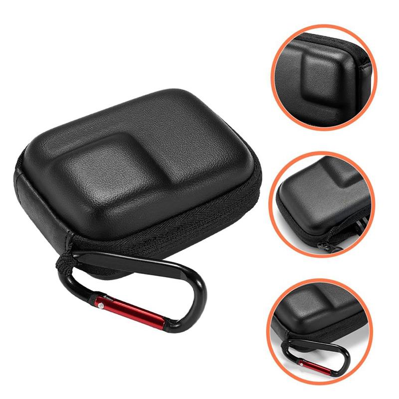 Mini Storage Bag for DJI Osmo Action 5Pro/4/3 GoPro Hero 13 12 11 10 Camera Half Open Quick Release Carrying Bag Protective Case