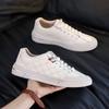 Fashion Men's Sneakers 2024 New Breathable White Shoes Korean Version Trendy Flat Bottomed Casual Comfort Anti Slip Skateboard Shoes