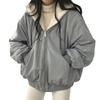 Fleece and Thicker On Both Sides, Wear Lamb Wool Cotton Clothes, Women's Jackets, Winter New Loose Hooded Cotton-padded Tops.