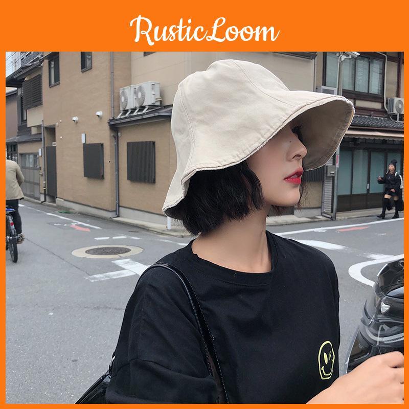 Fisherman Beige Chic Hat With Wide Brim Perfect For Summer Sunshade And Protection Sun