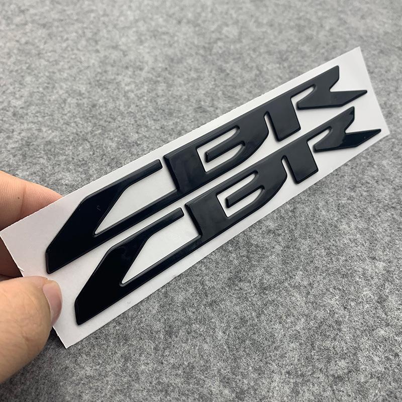 

Motorcycle Stickers 3D Emblem Badge Decal Raised Tank Logo For Honda CBR 125R 250R 250RR 500R 650R 650F 600RR 1000RR Accessories чёрный