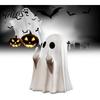 Spooky Desk Organizer for Pens Halloween Middle Finger Ghost Figurine Pen Holder, Gesture Resin Creative Party Favors Stand, Cute Ornaments,