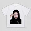 Summer Portrait Pattern Printed Pure Cotton Tshirt For Unisex And Unisex Fashionable Pure Cotton Tshirt Versatile Casual Wear