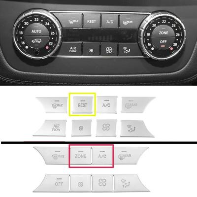 Auto AC Dash Tasten Abdeckung Medien Lautstärke Tasten Abdeckung Aufkleber für Mercedes Benz GLE SL M ML GL CLS AMG C GLK