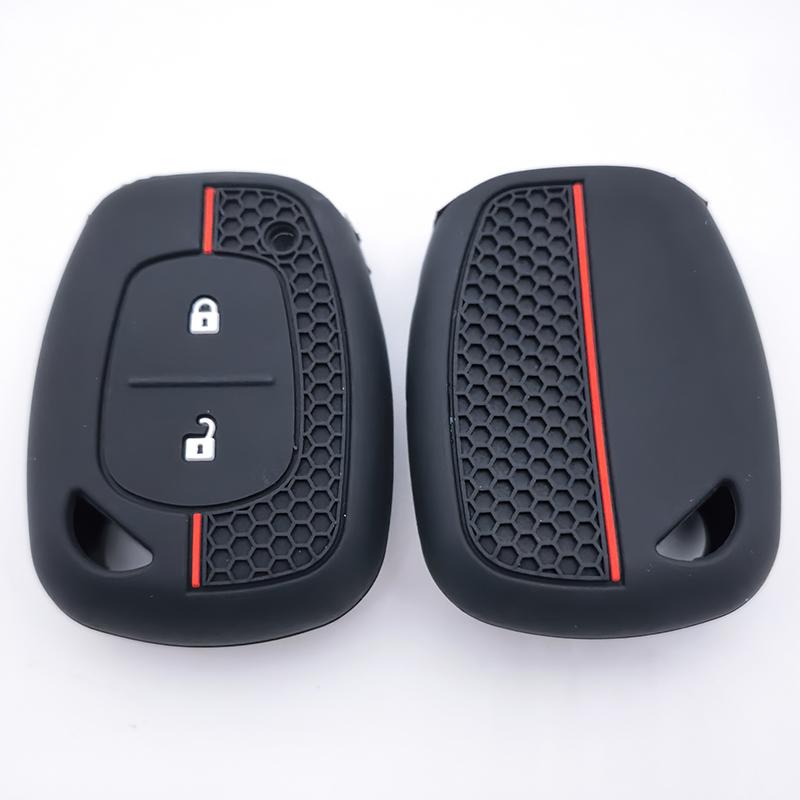 New Silicone Car Key Fob Cover Case 2 Button For Renault Kangoo Traffic Master For Opel Vivaro Movano For Nissan Remote Shell