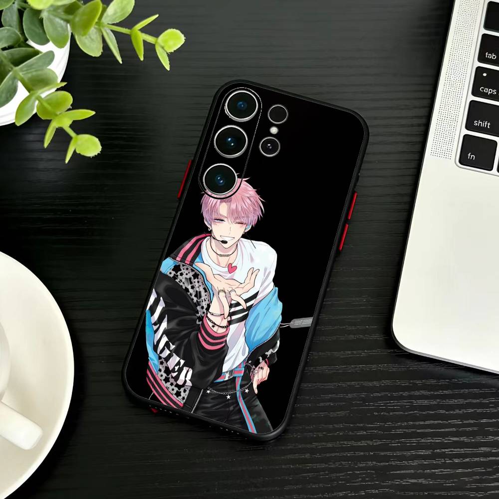 N-Tamon's B-Side Phone Case For Samsung S26,S25,S24,S23,S22,S30,S21,Ultra,Plus,FE 5G Black Soft Cover