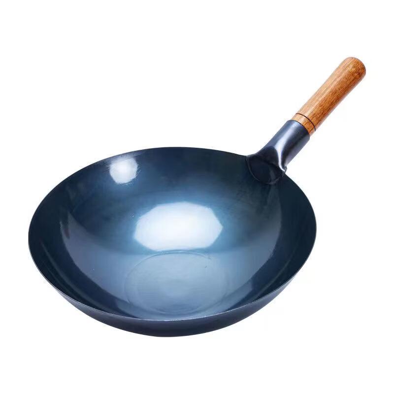 Zhi Shi 32cm Iron Stir-fry Wok
