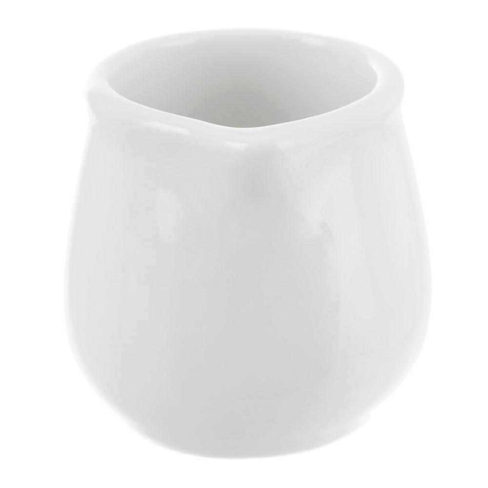 White Porcelain Mini Milk Jug 40ml