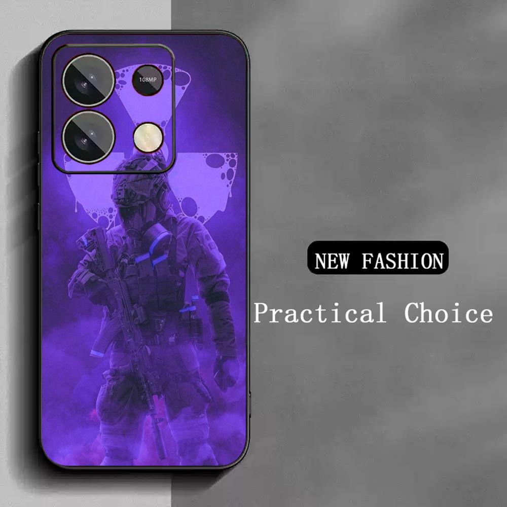 Game Stalker 2 hot pattern design Phone Case For Redmi Note 14 13 12 11 Pro Plus S 5G 14C A3 Soft Black Phone Cover
