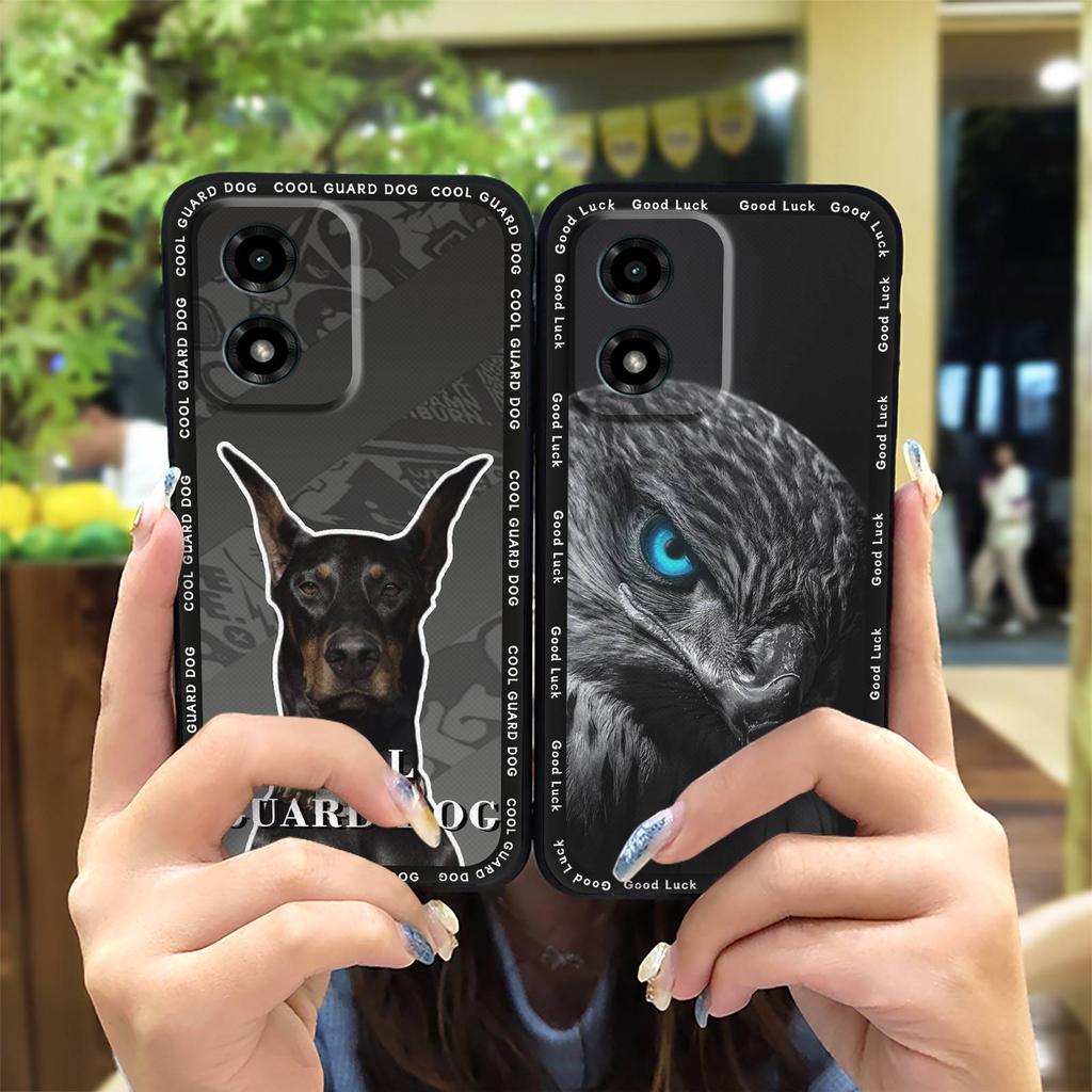 Soft Case Cartoon Phone Case For MOTO G04 Full Wrap Anti-knock Shockproof Dirt-resistant Silicone Durable Back Cover TPU