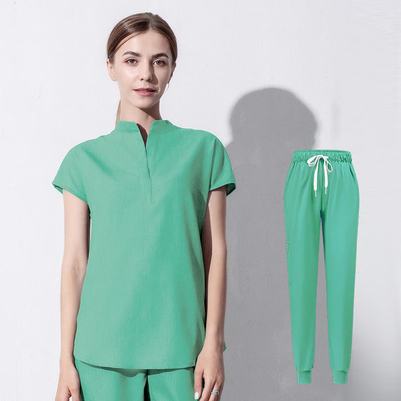 High-end surgical gowns dental operating room hand-washing gowns stretch women's hand-brushing gowns doctor and nurse
