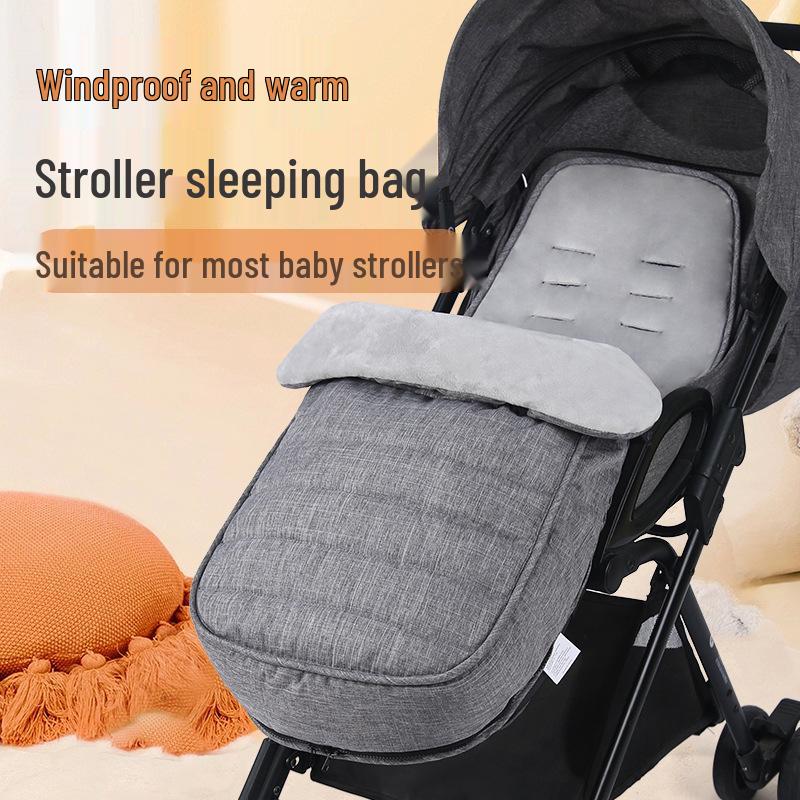 Calor do inverno: Saco de Dormir e Capa de Pés à Prova de Vento para Carrinho de Bebê
