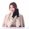 Warm Driving Outdoor Plush Fashion Accessories Full Finger Gloves Bow Mittens TouchScreen Gloves