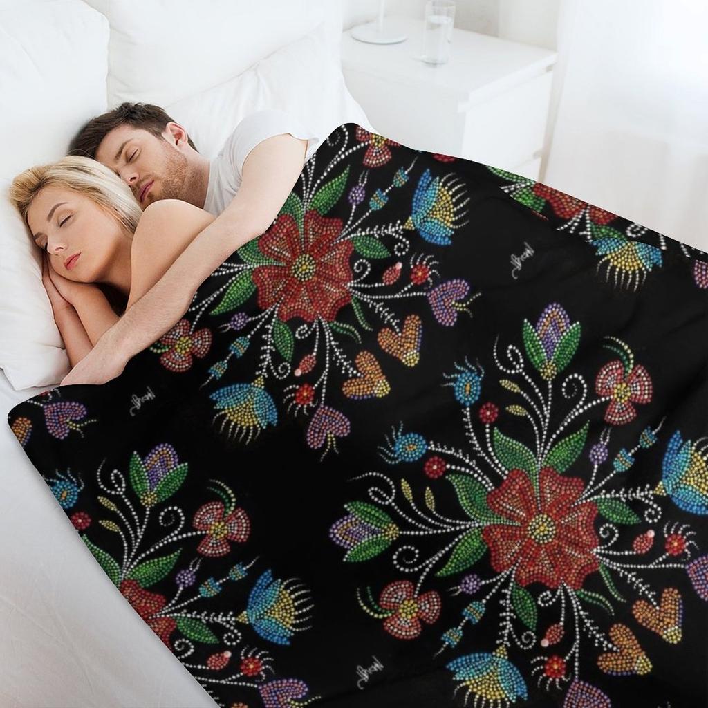 Growth of Happiness Throw Blanket Travel Heavy Tourist Christmas Gifts Blankets