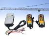 Industrial Wireless Crane Remote Control Kit DC24V Electric Lift Hoist Transmitter Receiver with Lock 2 Handle YU 6