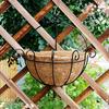Hanging Basket Liner Planter Round Durable Coconut Fiber Replacement Liners for Flower Pot Home Outdoor Garden Wall Decoration