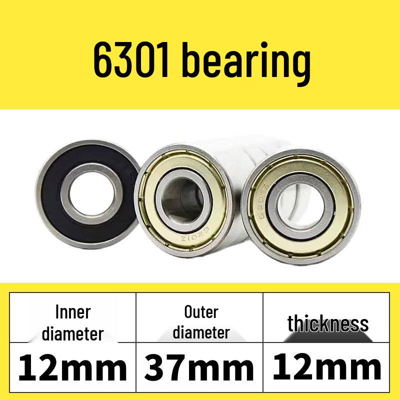 Luoyang Yüksek Kaliteli Dayanıklı Aşınmaya Dayanıklı Derin Kanallı Bilyalı Rulman 6200-6206 Serisi