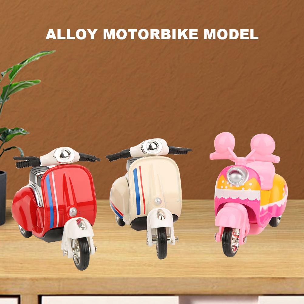 3 Stück Legierung Damen Motorrad Modell Hochsimulation Kinder Rückziehfahrzeuge Spielzeug