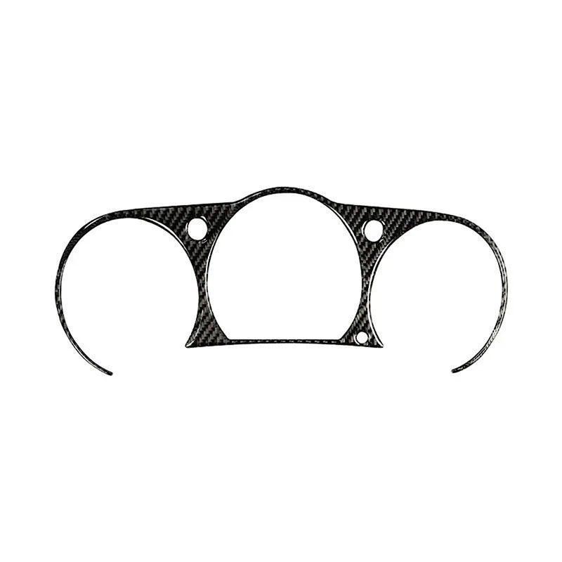 For Nissan 350Z 2003-2009 Car Instrument Cluster Panel Cover Trim Decoration Stickers Carbon Fiber Look