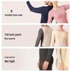 Women's Round Neck and Men's High Collar Thermal Set: Plus Velvet Autumn Wear & Thickened Winter Underwear