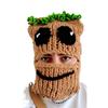New product Treant mask hat handknitted cute funny Groot autumn and winter warm mask hood hat
