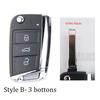 For Volkswagen Vw Golf 7 4 5 Mk7 Mk4 6 Tiguan Gti For Skoda Octavia A7 For Seat Leon Ibiza Altea Car Key Fob Case Shell Housing