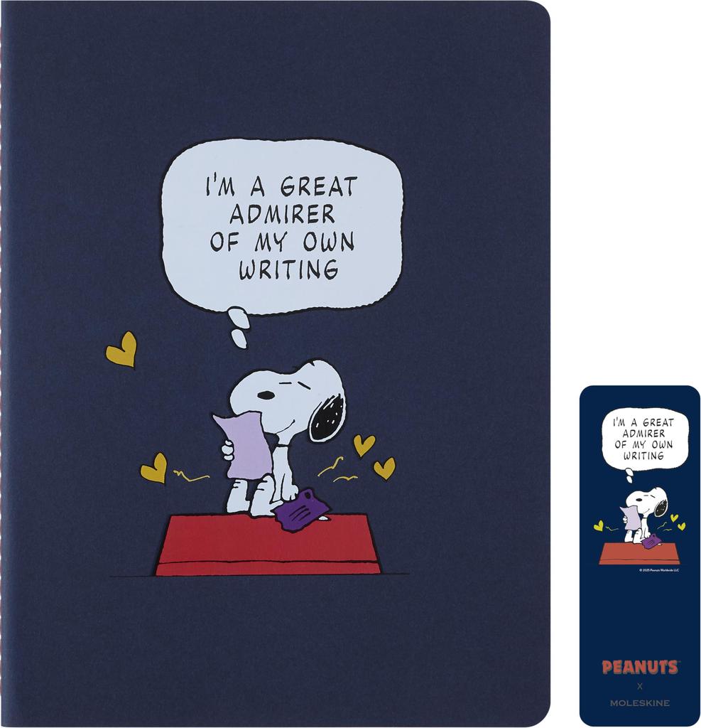 Moleskine Peanuts Cahier Notebook Assortment Set of 3, XL Size (19cm X 25cm) LEPECH41ACBND