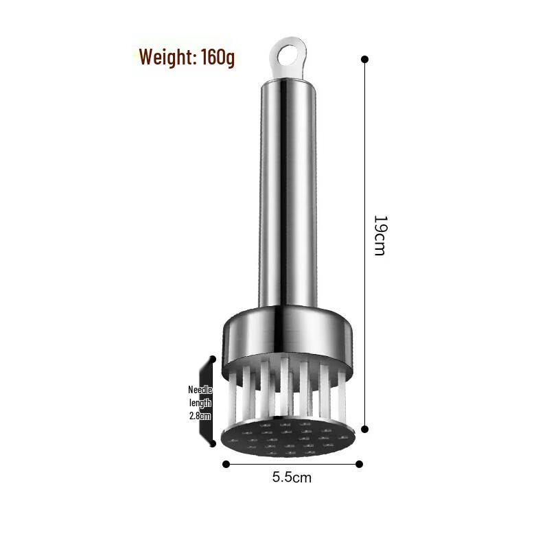 Wutuo Automatic Rebound 304 Stainless Steel Meat Tenderizer