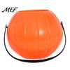 Festive Holiday Supplies Halloween Pumpkin Candy Bucket, Plastic Treat Holder with Handle, Ghostly Party Treats Favor Storage Container,Trick-or-Treat