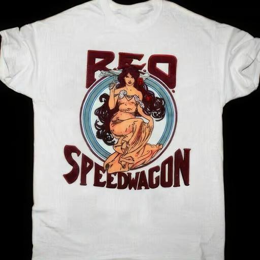 

REO SPEEDWAGON Band White Cotton All Size To 4XL Unisex T-Shirt M