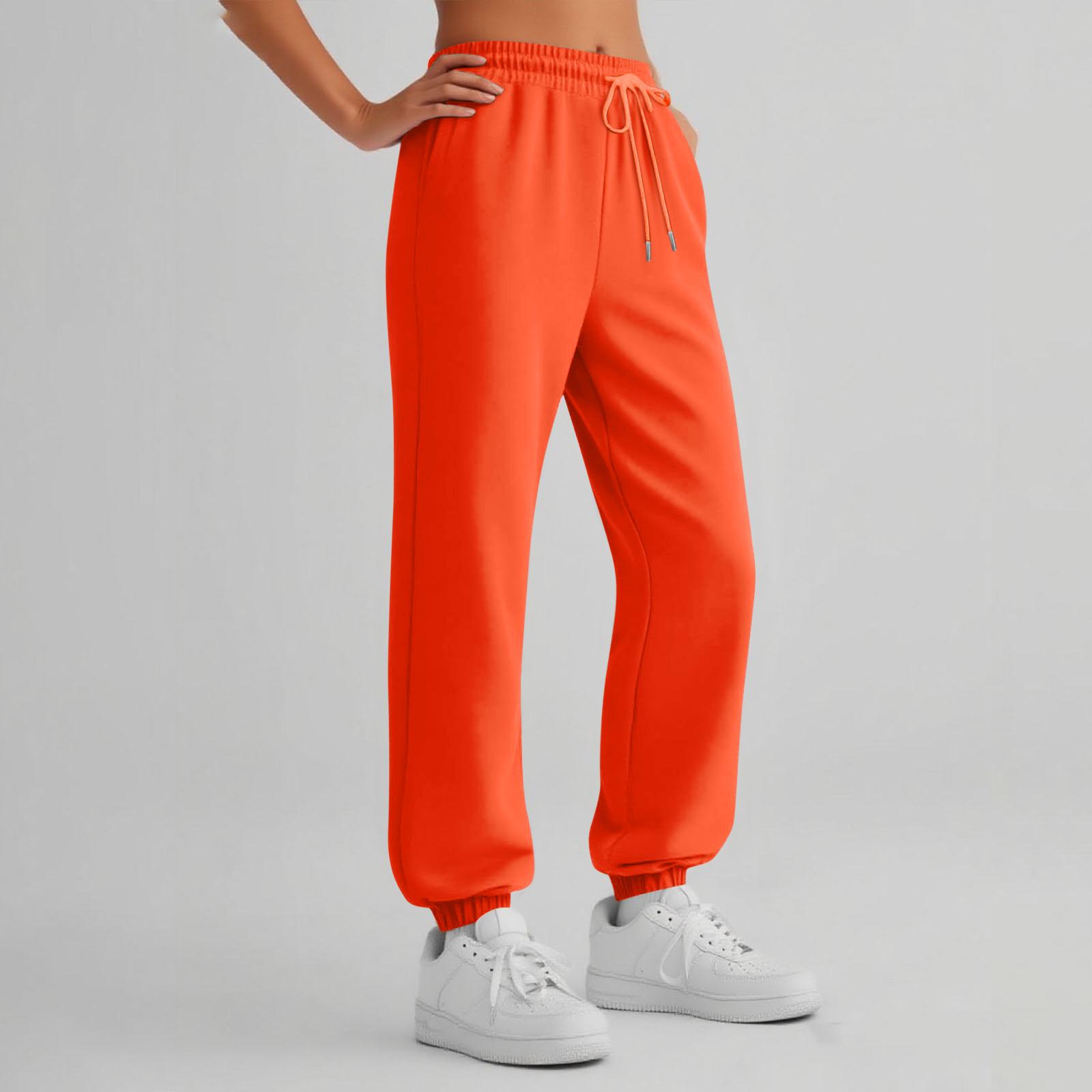 

Женские спортивные штаны с карманами однотонные S