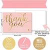 50 Pcs Mini Delicate Thanks Greeting Cards School Office Products Accessories
