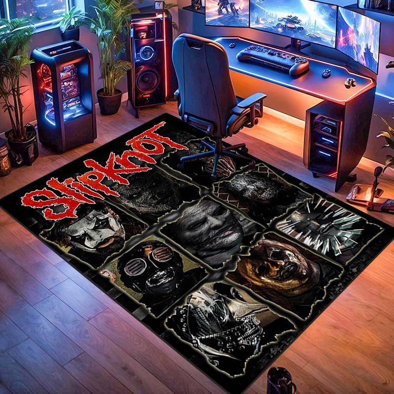 Slipknot: Chaos Rebellion carpet printing Suitable for all seasons Dormitory decoration Christmas gifts Bathroom mat