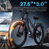 E-Bike TX29 2000W Doppelmotor 48V 19,2AH Akku, stoßdämpfender Rahmen aus Aluminiumlegierung, 27,5-Zoll Feinstreifenreifen, elektrisches Fahrrad für den urbanen Pendelverkehr.