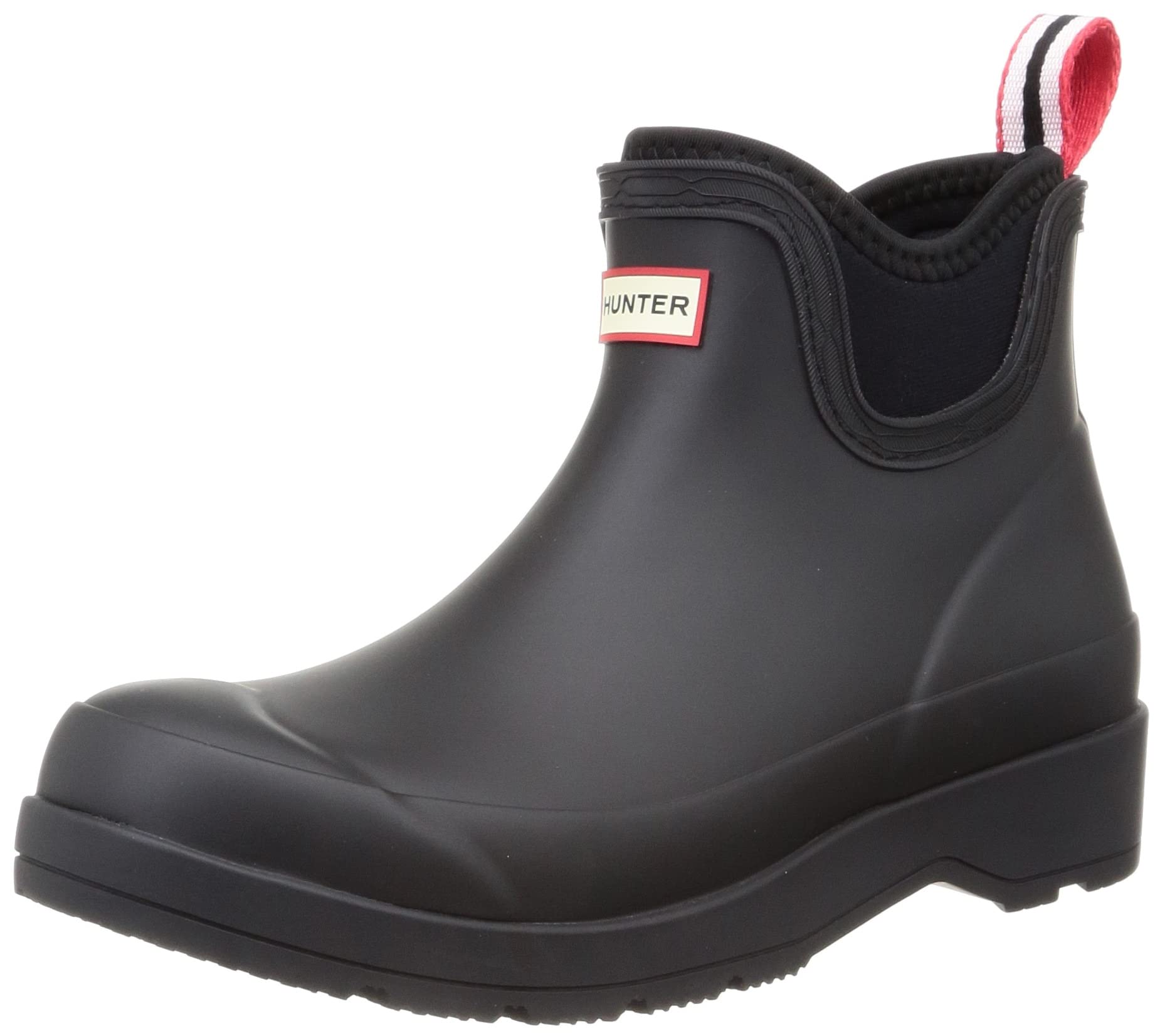 

Hunter Play Chelsea Neoprene Rain Black Women s Boots, чёрный
