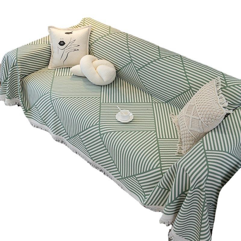 Ins Style Sofa Cover Cloth Four Seasons Universal Skin-Friendly All-Inclusive Fresh Sofa Cover Dustproof Anti-Scratching Sofa Towel