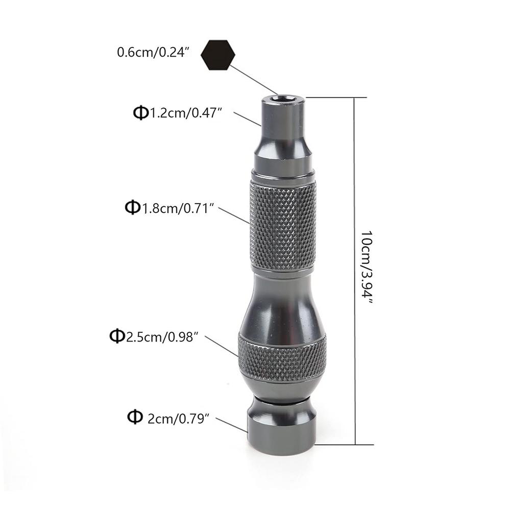 Aluminum Handle Ratchet Torque Ratchet Batch Handle Greater Torque Magnetized Base Quick Change Screwdriver Bits Steel Head
